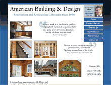 Tablet Screenshot of americanbuildinganddesign.com